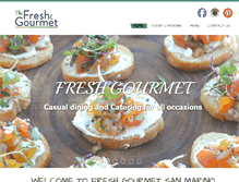 Tablet Screenshot of freshgourmetsanmarino.com